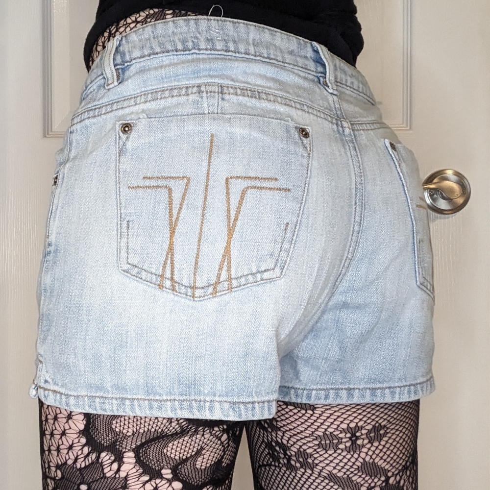 Arizona ⭐ Jean Co. Bleached Denim Jean Shorts